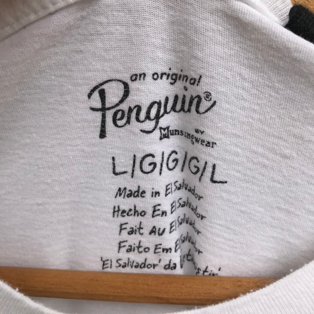 🌿 3/$25 Set of 2 ORIGINAL PENGUIN MENS T’s Sz L - Picture 3 of 6